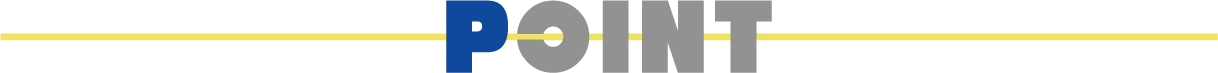 ポイントの黄色い線