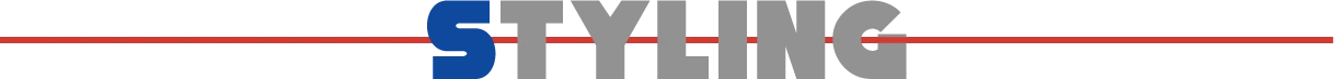 STYLINGの赤い線