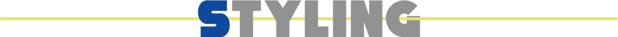 STYLINGの黄色い線