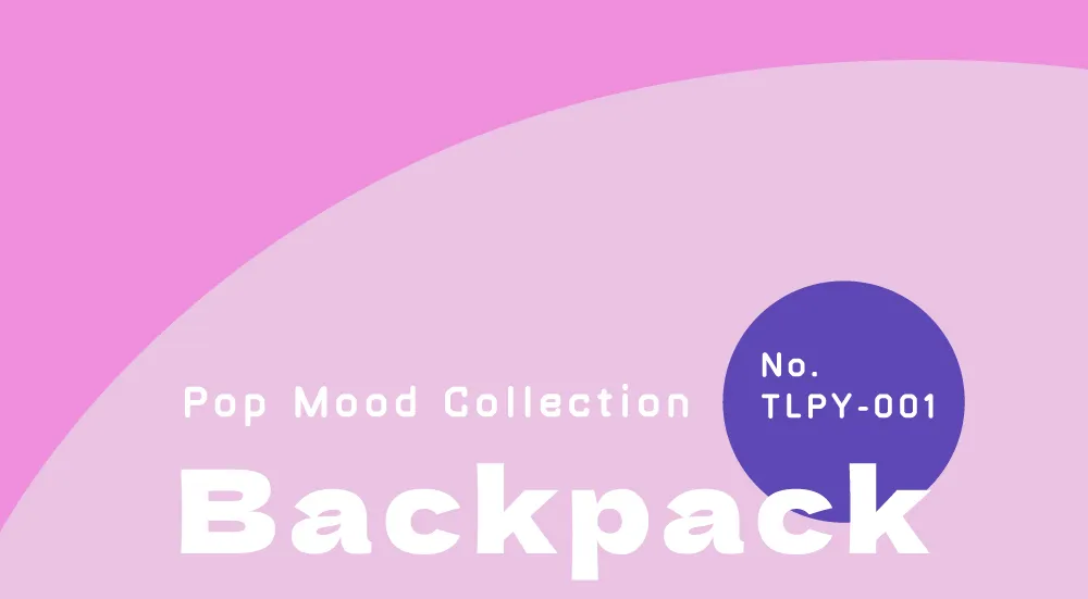 Pop Mood Collection リュックタイトル