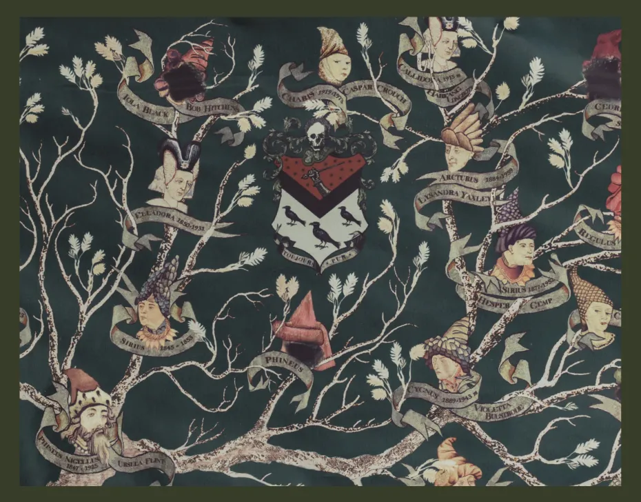 ブラック家の家系図のプリント