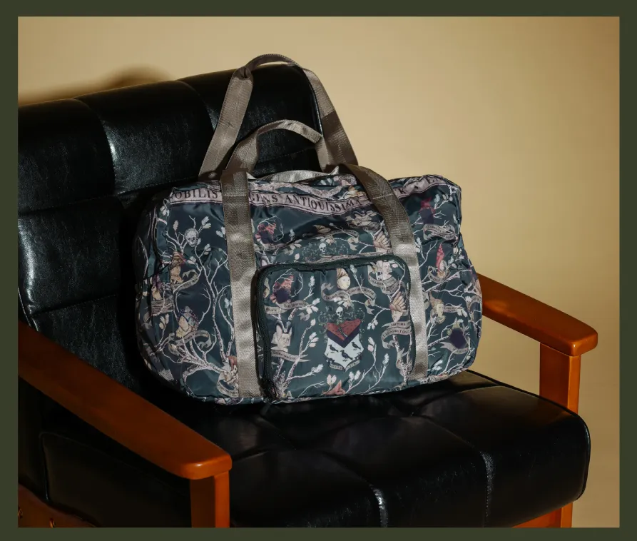 rbb-273ブラック家の家系図パッカブルボストンバッグ