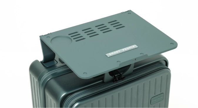 ミニテーブル付きスーツケースの画像