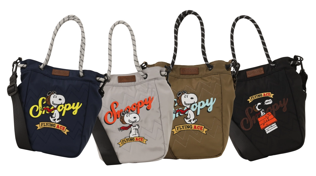 スヌーピーのフライングエースの2wayトートバッグのイメージ画像