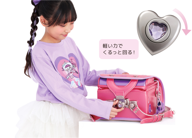 軽い力でくるっと回る