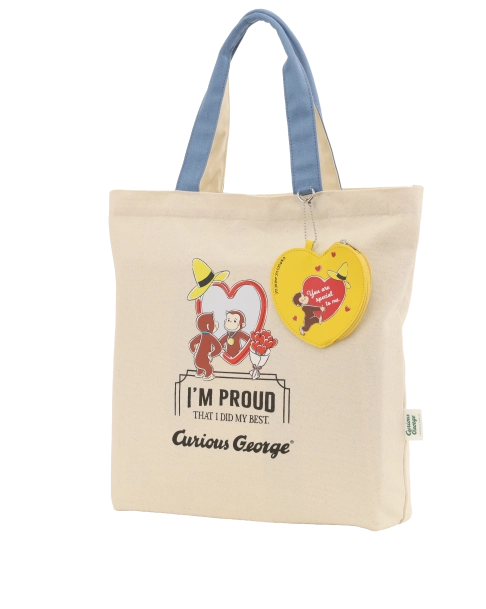 トートバッグ青