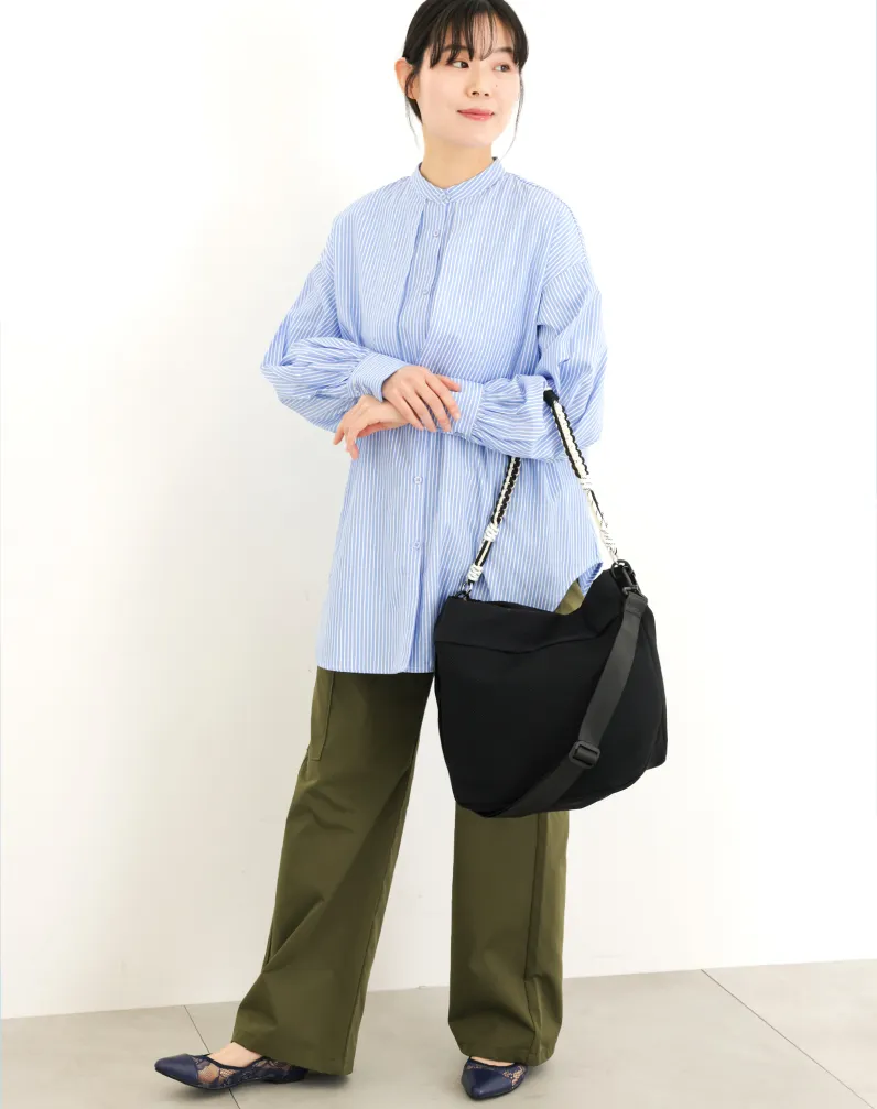 黒2wayバッグモデルカット