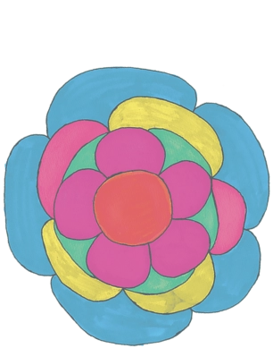 下に敷く花の画像